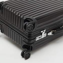 Pre Owned Rimowa Black Polycarbonate Essential Cabin S Luggage 45