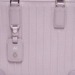 Pre Owned Rimowa Never Still Lilac Canvas and Leather Tote