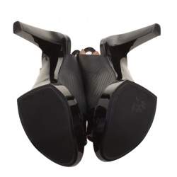 Robert Clergerie Black Leather Slingback Sandals Size 38