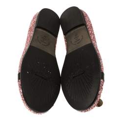 Roberto Cavalli Angels Pink Glitters Ballet Flats Size 37