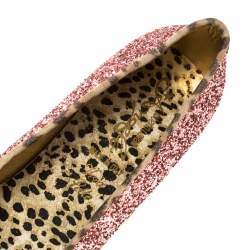 Roberto Cavalli Angels Pink Glitters Ballet Flats Size 37