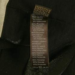 مملوكة مسبقًا Roberto Cavalli Gym Metallic Gold Snakeskin Patterned Polyester Sequin Sweatshirt & Jogger Set M