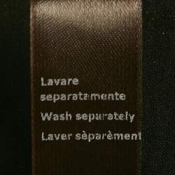 مملوكة مسبقًا Roberto Cavalli Gym Metallic Gold Snakeskin Patterned Polyester Sequin Sweatshirt & Jogger Set M