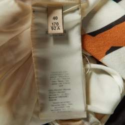 Roberto Cavalli White Macro Tiger Twiga Print Knit Cut-Out Mini Dress S