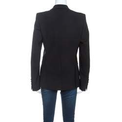 Pre Owned Roberto Cavalli Black Wool Tailored Blazer M