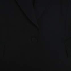 Pre Owned Roberto Cavalli Black Wool Tailored Blazer M