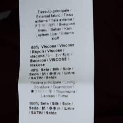 مملوكة مسبقًا قفطان روبرتو كافالي أكتاف مكشوفة قطيفة ديفرو عنابي S