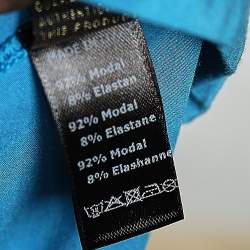 Pre Owned Roberto Cavalli Gym Blue Printed Jersey Tank Top S