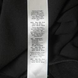 Pre Owned Roberto Cavalli Black Firework Embellished Velvet Mini Dress M