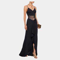Pre Owned Roberto Cavalli Vinyon Gown 48