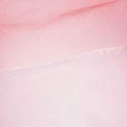 Pre Owned Roberto Cavalli Pink/Brown Monogram Nylon and Leather Front Pouch Tote