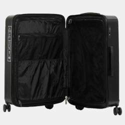 Pre Owned Roberto Cavalli Black Lightweight Spinner Suitcase Set