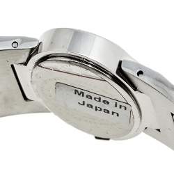 Pre Owned Roberto Cavalli Silver Stainless Steel Multiface R7253133515 Women's Wristwatch 36 mm