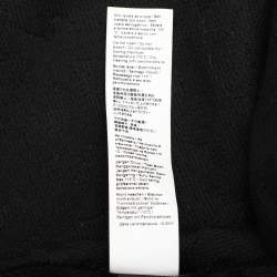 Pre Owned Roberto Cavalli Black Wool Scarf