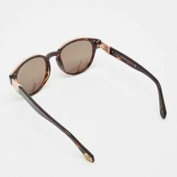 Roberto Cavalli Tortoise Brown RC956S Round Sunglasses