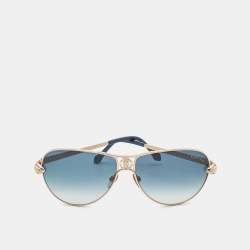 Roberto Cavalli Blue Gradient Markab 883/S Aviator Sunglasses