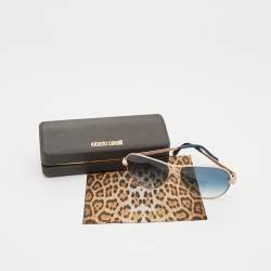 Roberto Cavalli Blue Gradient Markab 883/S Aviator Sunglasses