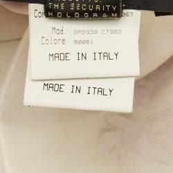 Pre Owned Roberto Cavalli Off-White Floral and Bird Print Silk Stole