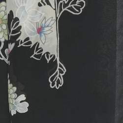 Pre Owned Roberto Cavalli Multicolor Floral Printed Silk Scarf