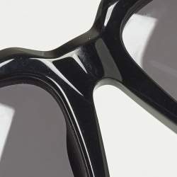 مملوكة مسبقًا Roberto Cavalli Black SRC 055 Snake Square Sunglasses