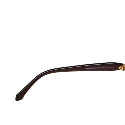 Pre Owned Roberto Cavalli Purple/ Brown Gradient Taygeta 981S Cateye Sunglasses