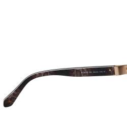 Pre Owned Roberto Cavalli Black/ Brown RC956S Round Sunglasses