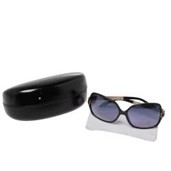 Pre Owned Roberto Cavalli Black/Grey Gradient Albizia 648S Oversize Square Sunglasses