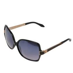 Pre Owned Roberto Cavalli Black/Grey Gradient Albizia 648S Oversize Square Sunglasses