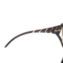 Pre Owned Roberto Cavalli Brown Pegaso 338S Oversized Sunglasses