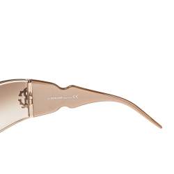 Pre Owned Roberto Cavalli Brown/Beige Acetate Aglaia 245S Gradient Sunglasses