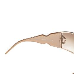 Pre Owned Roberto Cavalli Brown/Beige Acetate Aglaia 245S Gradient Sunglasses