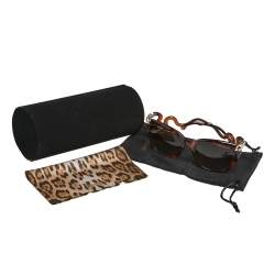 Pre Owned Roberto Cavalli Brown Havana/ Brown Gradient 1038 Castelnuovo Square Sunglasses