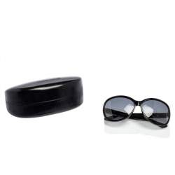 Pre Owned Roberto Cavalli Black Acetate 594S Amarillide Gradient Oversized Sunglasses