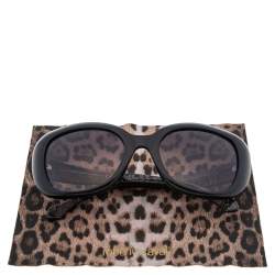 مملوكة مسبقًا نظارة شمسية روبرتو كافالي أوليولا 828S سوداء مستطيلة 