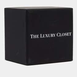 Pre Owned سوار روبرتو كافالي سيربنتي مزخرف ثنائي اللون.