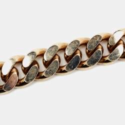 Roberto Cavalli Snake Ename Gold Tone Necklace