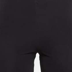 Roberto Cavalli Black Sequin Jersey Leggings M