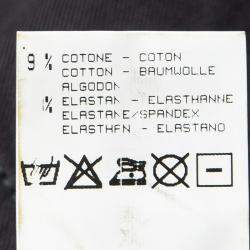 مملوكة مسبقًا Roberto Cavalli Black Denim Flared Bottom Jeans M