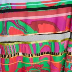 Pre Owned Roberto Cavalli Multicolor Jersey Sleeveless Maxi Dress M