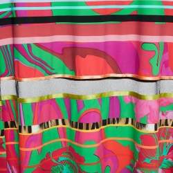 Pre Owned Roberto Cavalli Multicolor Jersey Sleeveless Maxi Dress M
