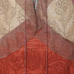 Pre Owned فستان روبيرتو كافالي قماش لامع متعدد الألوان صغير