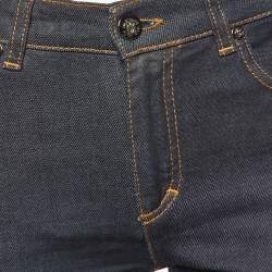 Pre Owned Roberto Cavalli Dark Blue Denim Straight Fit Jeans S/Waist 29"