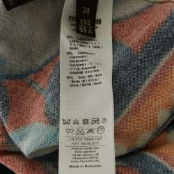 Roberto Cavalli Multicolor Wool Button Front Cardigan S