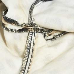 Pre Owned Roberto Cavalli Brown Leopard Print Denim Jeans S Waist 28"