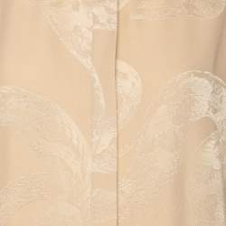 Pre Owned Roberto Cavalli Beige Silk Shirt XL