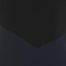 Pre Owned Roberto Cavalli Black/Blue Crepe Sleeveless Dress XL