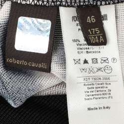 Roberto Cavalli Multicolor Printed Jersey Dress L