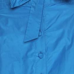 Roberto Cavalli Blue Polyester Maxi Skirt M