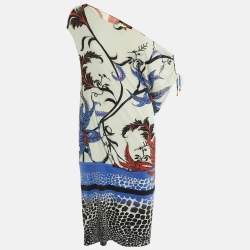 Roberto Cavalli Multicolor Printed Jersey Shift Dress M