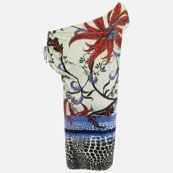 Roberto Cavalli Multicolor Printed Jersey Shift Dress M